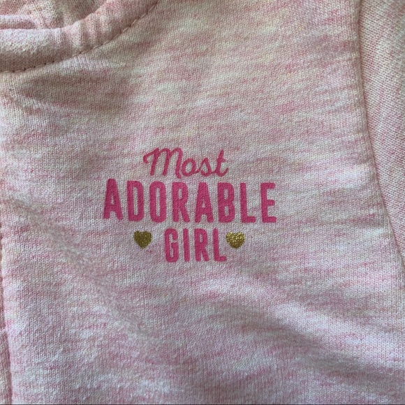 🐦 Carter’s Most Adorable Girl Sweatsuit Size 9M - Picture 2 of 12